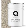 Q-COVER INTONACO A MOSAICO Beige con Oro Mica M64 25KG - Decorativo