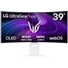 LG - Monitor 39' Curvo OLED Gaming 39GX90SA-W 3440x1440 Wide Quad HD Tempo di Risposta 0,03 ms - SPEDIZIONE GRATUITA