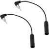 OTOTEC Adattatore Di Prolunga Audio Stereo Per Auto 2 Pezzi Antenna Radio FM Per Trasmissione Stereo FM 20 Cm