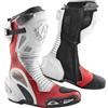 Arlen Ness Xaus Replica Stivali Moto, bianco/nero/rosso, 46