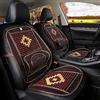 MANUKS Coprisedile con perline di legno, antiscivolo, per auto, con sfere di legno, massaggianti, per l'estate, universale, per sedile del conducente e del passeggero, sedia da ufficio, 1 pezzo (A)