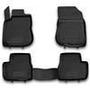 HOFFCAR KIT TAPPETINI COMPATIBILE CON PEUGEOT, 208, 2012-08/2019 4 pcs. | TAPPETINO IN GOMMA TPE | BORDO ALTO 3D ANTISCIVOLO IMPERMEABILE