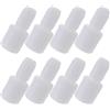 OTOTEC 2 Set Di Dispositivi Di Fissaggio Per Riparazione Alzacristallo Per Finestrino Dell'auto Clip Per Bullone Bianco 6N0839511 Compatibile Con V-W Compatibile Con Passat Compatibile Con Jetta ecc.
