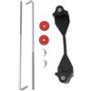eMagTech Kit di Fissaggio in Gomma per Batteria per Auto Staffa Antivibrazione per Auto Furgoni Camion