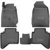 HOFFCAR KIT TAPPETINI 3D COMPATIBILE CON ISUZU D-MAX, 2016->, AT, seats without electrodrive, 4 pcs. | TAPPETINO IN GOMMA TPE | BORDO ALTO 3D ANTISCIVOLO IMPERMEABILE