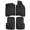 HOFFCAR KIT TAPPETINI 3D COMPATIBILE CON FIAT Panda, 2011-> 4 pcs. | TAPPETINO IN GOMMA TPE | BORDO ALTO 3D ANTISCIVOLO IMPERMEABILE