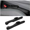 JNNJ 2Pcs Universale Seggiolino Auto Gap Filler Pad, Riempimento del Sedile Interno,Spina del Gap del Seggiolino Auto, Impermeabile Seggiolino Auto Gap Filler Pad per Accessori Autos(Nero)