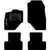 QUEMAR Tappetini Auto per Peugeot 3008 III, Bordo Nero, 1 Ricamo | dal 2024 / Hybrid o Elettrico / Kit Tappeti Moquette e Gomma su Misura / Set 2 Ant. + 2 Post./ Ricami e Colori Personalizzati