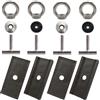Twowinds Viti Fissaggio Binario Compatibile con VW T5, T6 (Set da 8)