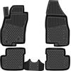 HOFFCAR KIT TAPPETINI COMPATIBILE CON FIAT Grande Punto 5D, 2005->, 4 pcs. | TAPPETINO IN GOMMA TPE | BORDO ALTO 3D ANTISCIVOLO IMPERMEABILE