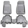HOFFCAR KIT TAPPETINI COMPATIBILE CON JEEP Wrangler 4 doors, 2007-> 4 pcs. | TAPPETINO IN GOMMA TPE | BORDO ALTO 3D ANTISCIVOLO IMPERMEABILE