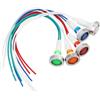 ECSiNG 5 Spie Luminose A LED Per Cruscotto Da 12 V Compatibili Con Pannello Strumenti Da 10 Mm