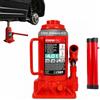 STREND PRO Premium Cric idraulico a bottiglia 4 t, altezza di sollevamento 180-350 mm, cric compatto per auto, garage e officina