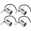 OTOTEC 4 Pezzi 1156 BA15S Adattatore Portalampada Adattatore Portalampada Di Ricambio 1156 Indicatore Di Direzione Connettore Presa Cablaggio Per Filettatura P 21W / R10W / R5W