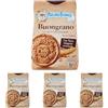 Barilla Mulino Bianco Biscotti Buongrano con 100% Farina Integrale, Colazione Ricca di Fibre e Gusto - 350 gr (Confezione da 4)