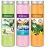 Nortembio Sali da Bagno di Epsom Confezione Regalo 3 x 430 g Cannella Gelsomino Rosa Rituale Spa Relax Cura della Persona