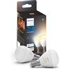 Philips by Signify Philips Hue White ambience Lustre - Lampadina intelligente E14 - (confezione da 2)