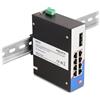 DELOCK Industrie Gigabit Ethernet Switch 8 Port RJ45 2 Port