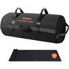 OEM Sacco da allenamento VEVOR, borsa da allenamento resistente con maniglie, regolabile da 56 a 90 kg per allenamento fitness, cross training, esercizi in palestra, nero (non riempito)