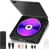 StarTech Lettore DVD - HDMI 1080p - Riproduzione USB - Pannello touch - Display LED - Alimentazione CC Type-C - Portatile