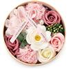 VorErgyllic Rosa Sapone Regalo- Fiore Artigianale,Cadeau Donna Compleanno | Rosa in sapone realistica,fatta a mano.Decorazione elegante o sapone da bagno.San anniversario, Natale,Regalo di Halloween