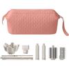 Veki Porta per Dyson Airwrap da Viaggio, Borsa per Dyson Asciugacapelli | Organizer Viaggio Impermeabile per Shark FlexStyle e Dyson Supersonic, Piastra e Accessori, Rosa, 37×20×16cm
