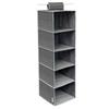 Generico Organizer Armadio Portatutto Pensile Tessuto Scarpe Borse 5 Piani 30x30x100