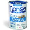 Monge Monoprotein Paté Adult solo Aringa 400 g Alimento Umido per Cani Adulti