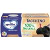 Mellin Omogeneizzato Tacchino Alimento Per L'infanzia 80g 2 Pezzi