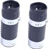Mikikit 2pezzi Telescopio Monoculare Per Golfisti Ingrandimento e Compatto Strumento Della Resistente e Portatile
