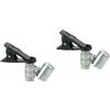 Mipcase 2 Pezzi microscopio di valuta microscopio portatile mini microscopio mirascope credito Luce ad anello occhiali ingrandimento Microscopio 60x con luce LED Microscopio LED 60x Silver