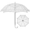 GATHINESS Parasol in Pizzo Bianco per Matrimonio e Fotografia, Ombrello Vintage Leggero e Resistente