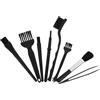 BESPORTBLE 8 Pezzi Spazzola Antistatica di Precisione per Pulizia | Set in Pa e Nylon, Fibre Conduttive, per Manutenzione Elettronica, Rimuove Sporco Ostinato