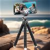 Generic Mini treppiede flessibile girevole a 360° per fotocamera, portatile, regolabile, con clip universale, compatibile con smartphone, GoPro, luci di riempimento, piccole fotocamere digitali