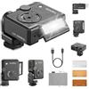 Godox Lux Junior II S Retro mini flash da fotocamera per Sony,TTL,GN18 | Global Shutter,400 flash,modalità automatica, flash a rimbalzo flessibile con design a doppio asse