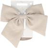 Solida Fermaglio automatico fiocco beige Fermacapelli 30 g