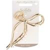 Solida Pinza per capelli fiocco oro Fermacapelli 19 g