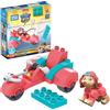 MEGA BLOKS PAW Patrol Liberty's City Scooter toy building set with 10 jr. bricks and 1 poseable Liberty figure, gift set for boys and girls, ages 3+
