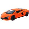 Toi-Toys Lamborghini Revuelto - Modellino di auto in metallo con motore a riavvolgimento, modellino auto giocattolo, idea regalo, 4 varianti, Welly 41 (arancione)