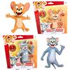 Tom & Jerry Squishy - Action figure elastiche da 12 cm, confezione da 2