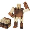 LEDELIRANT Robot Cube completamente articolato trasformabile in aereo, gioco rompa testa a partire da 3 anni in legno massiccio conforme alle norme CE Difficoltà 1/6, marca francese Le Déliant.