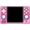 Deurqund XF40H Console di gioco portatile da 4 pollici con 22000+ giochi,IPS 720x720 | 128 GB, Wi-Fi, modalità coop, Linux OS, jack audio 3,5 mm - Ideale per viaggi e regalo (Rosa)