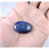 Lapis Lazuli Afghanistan Fiocchi Oro 41.20 Ct Ovale Naturale 30 mm T31716