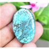 Gemscopious Non Trattato 34.05 CT Naturale Singola MTB Turchese Certificato Cabochon Gemma