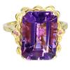 Egemdiamond 925 Anello Argento Sterling Ottagono Ametista 14x10mm Rubino No USA Import Tasse