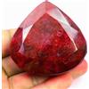 gemsmyriad 709.5 CT Naturale Grande Rosso Rubino Certificato Earth-Mined Pera Taglio Loose