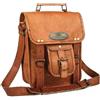 Fatto a mano 18 " Borsa Pelle Tracolla Uomo Cartella Smart Laptop Scuola Valigetta