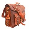 Fatto a mano Borsa A Spalla Per Laptop In Vera Pelle Vintage Da Uomo 24 Pollici