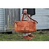 Fatto a mano Borsa Da Viaggio Weekend In Vera Pelle Da Uomo 28" Grande Vintage