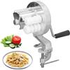 Tissting Macchina per Cavatelli Acciaio Inossidabile Argento Manuale Macchina per Pasta Macchina per Pressare a Maccheroni Senza Elettricità Pasta Maker per Ristorante Cucina